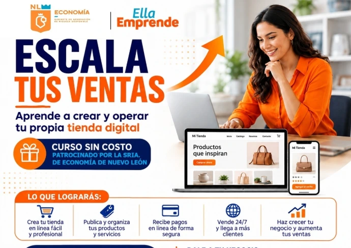 Crea tu Tienda Digital - Curso para Mujeres de NL